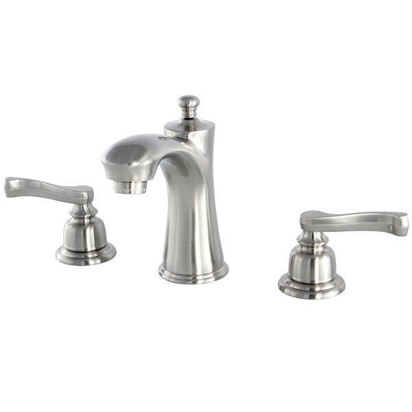 Kingston Brass 8" Widespread Bathroom Faucet, Brushed Nickel KB7968FL - main